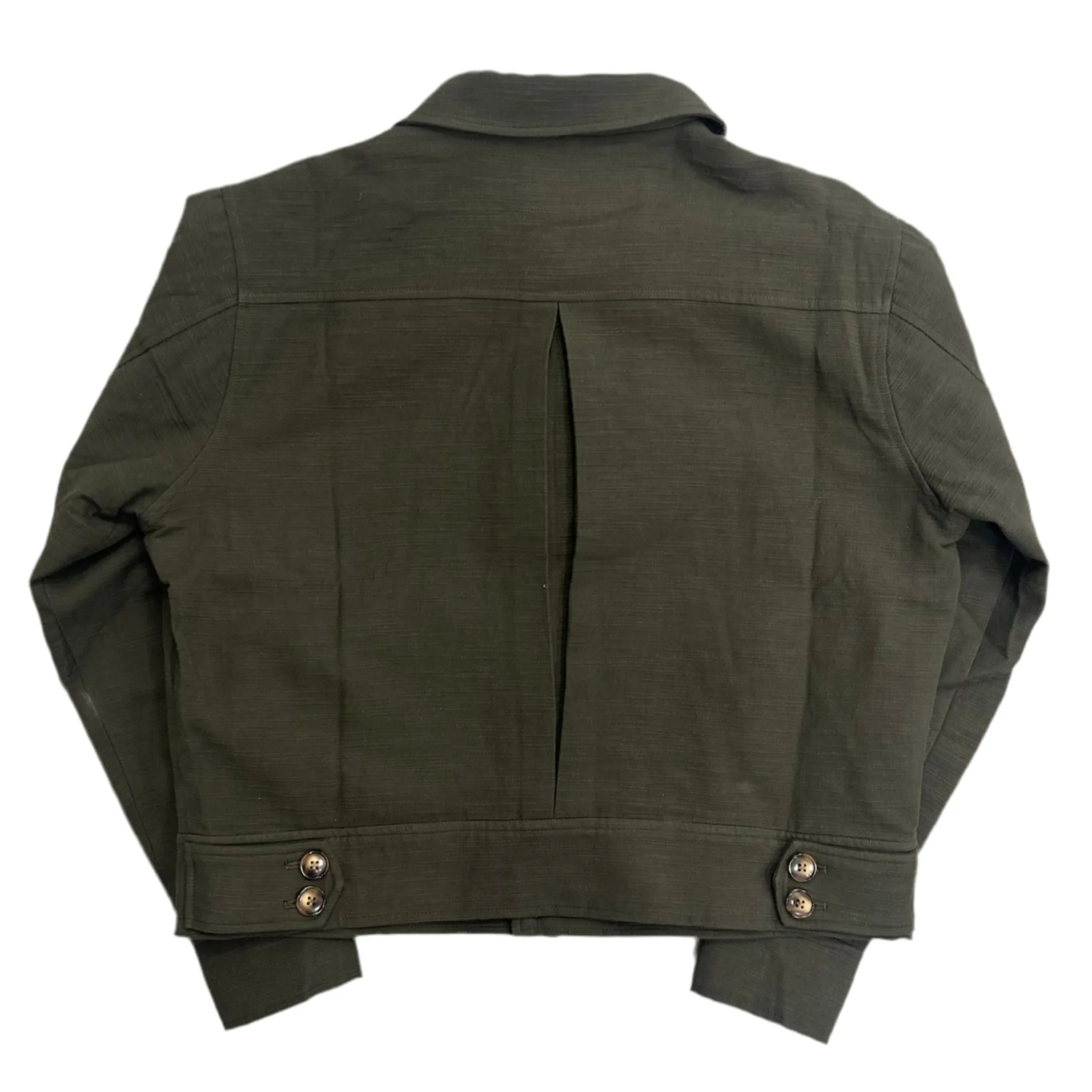 KID SUPER GREEN BUTTON UP JACKET
