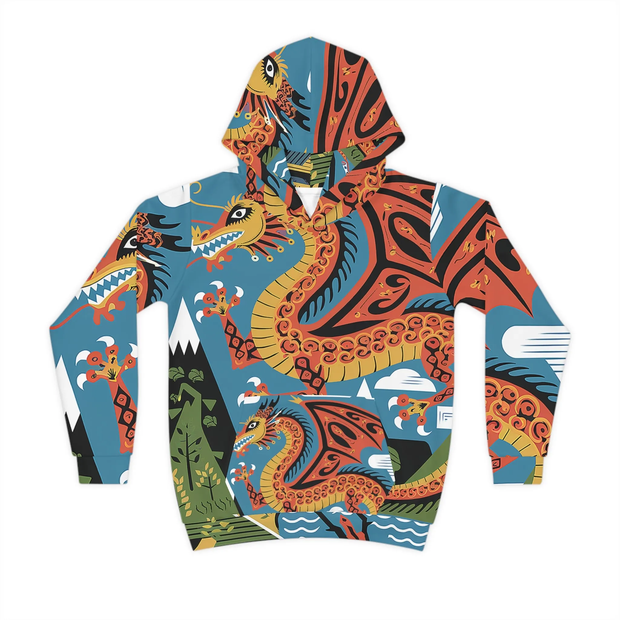 Kids Hoodie - Mexican Dragon Design
