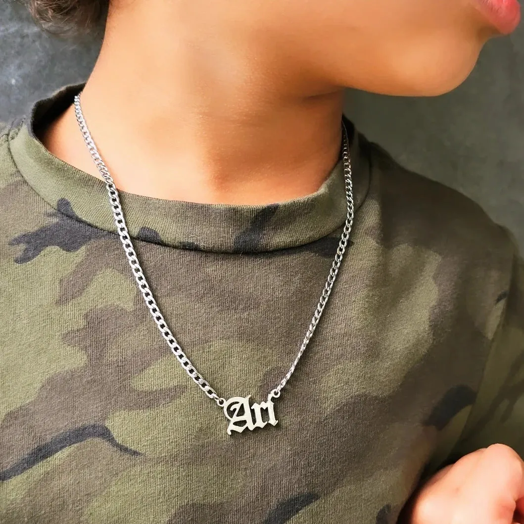 Kids' Name Plate Necklace