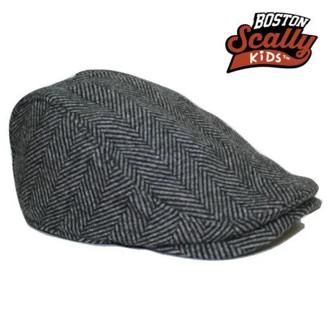 Kids The Original Boston Scally Cap - Grey