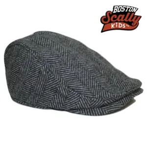 Kids The Original Boston Scally Cap - Grey