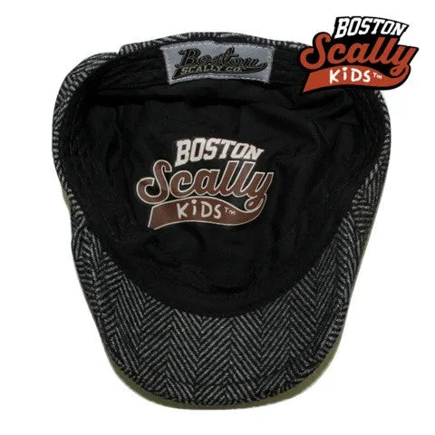Kids The Original Boston Scally Cap - Grey