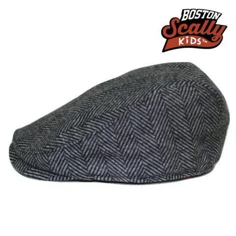 Kids The Original Boston Scally Cap - Grey