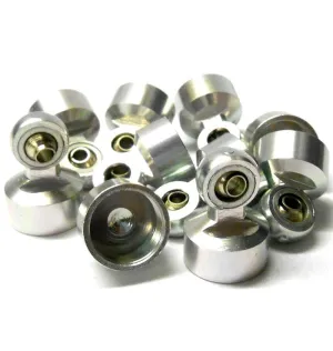 L6323 1/8 Scale Shock Absorber Damper Top Cap Seal Holder x 10 Silver 14mm