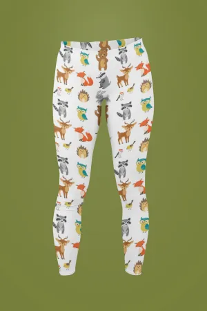 Leggings (Women) - Woodland Creatures