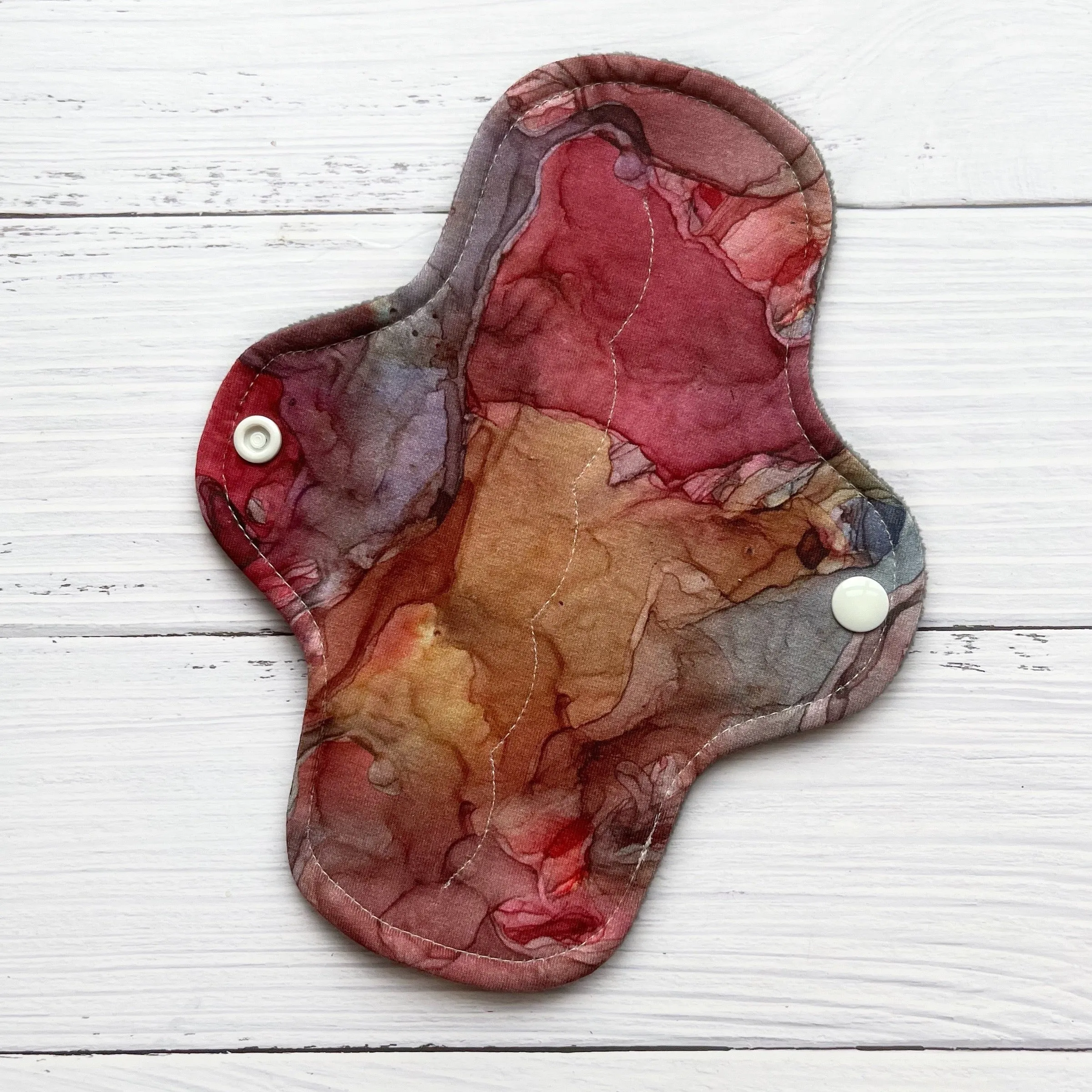 Light Absorbency Reusable Menstrual Pads: Amethyst