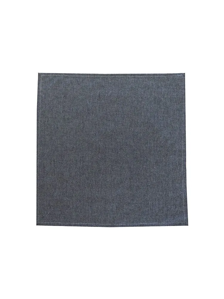 Linen House Revana Chambray Black Tablecloth