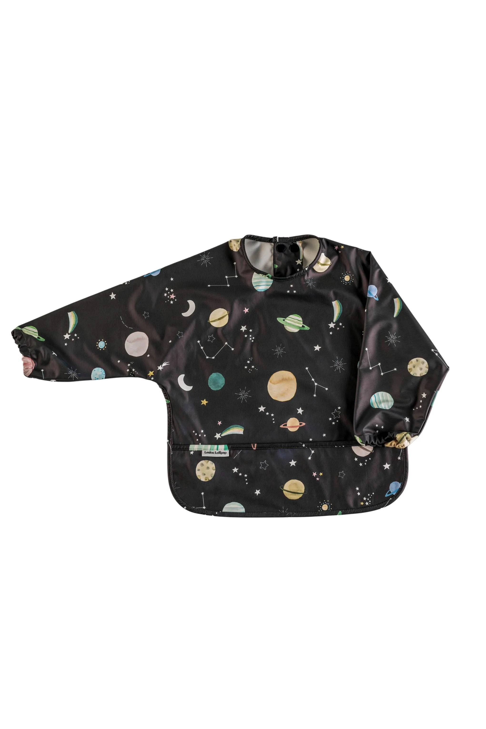 Long Sleeve Bib - Planets