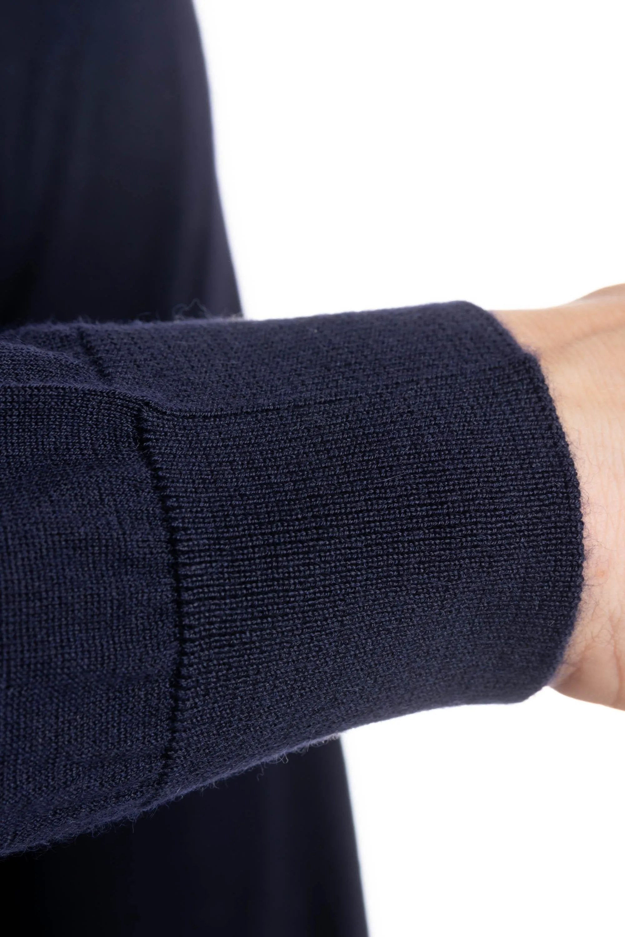 Maglia girocollo in cashmere-seta