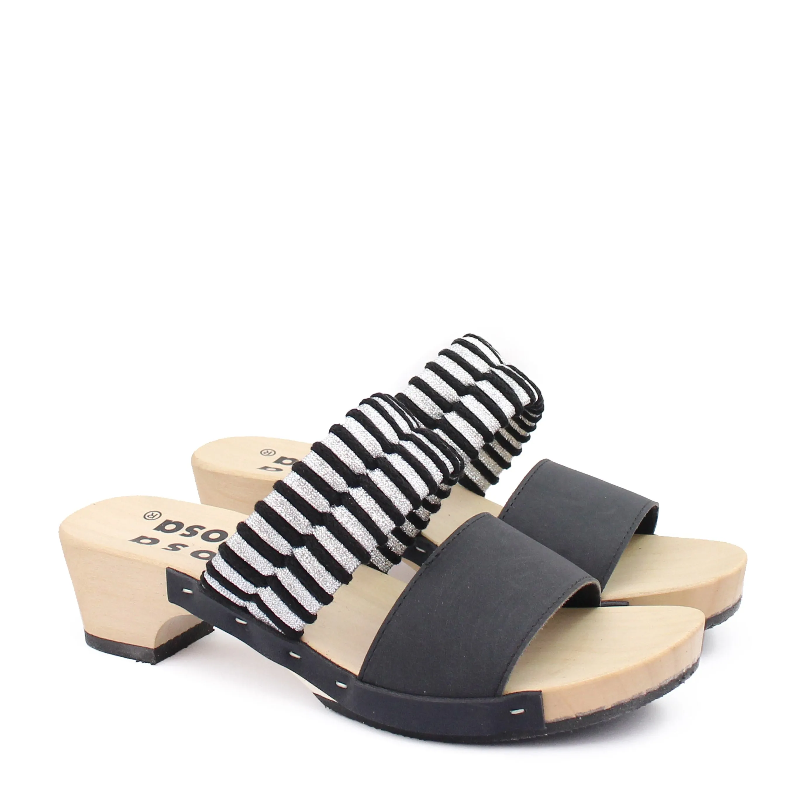 MAGO SANDALS   Silver-Black