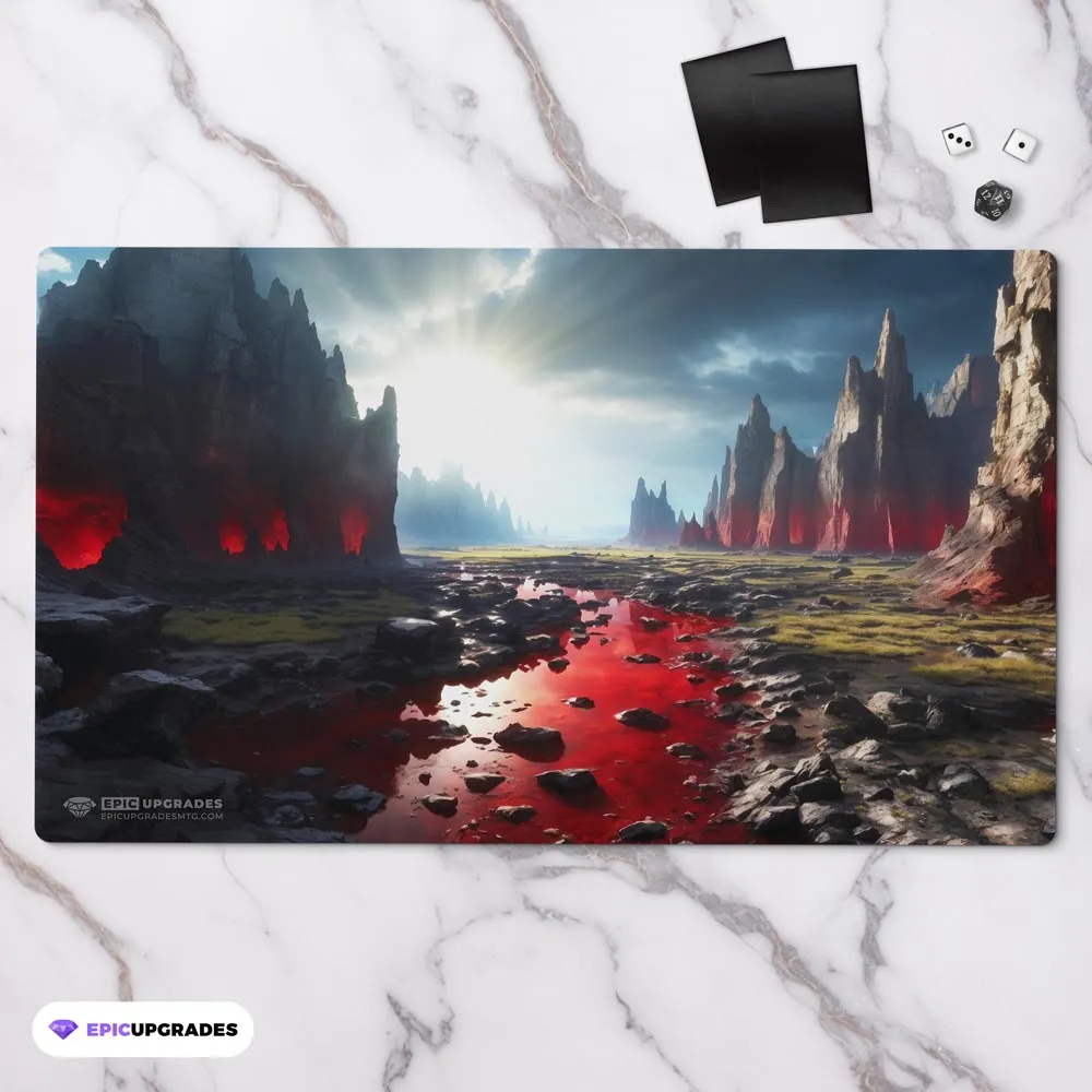 Mardu Triome Playmat | 24"x14" Magic the Gathering MTG Card Mat