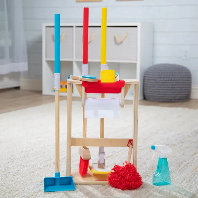 Melissa & Doug Let's Play House! Deluxe Sparkle & Shine Cleaning Set