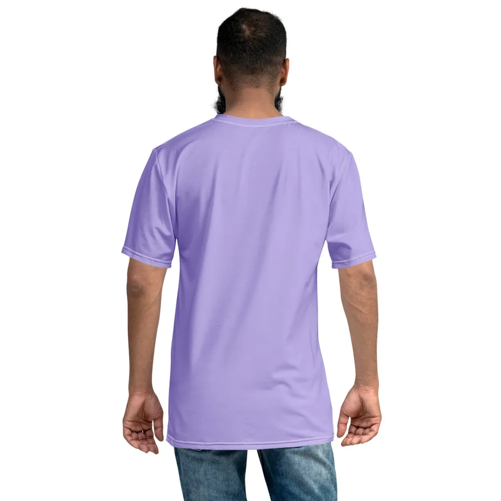 Mens T-shirt - Lilac with Butterflies