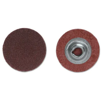 Merit Abrasives ALO Plus PowerLock Cloth Discs-Type II, Aluminum Oxide, 2 in Dia., 36 Grit, 08834166896