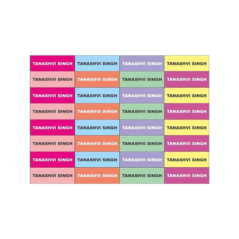 Mermaid waterproof labels