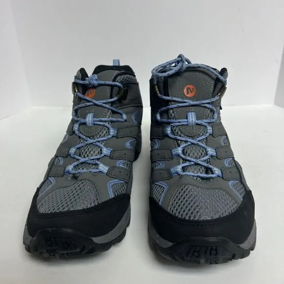 Merrell Moab 2 Mid Waterproof Boot Gray Size 6.5 Wide Big Kid