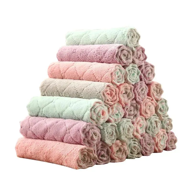 Microfiber Towels - Absorbent Kitchen Cleaning Cloth