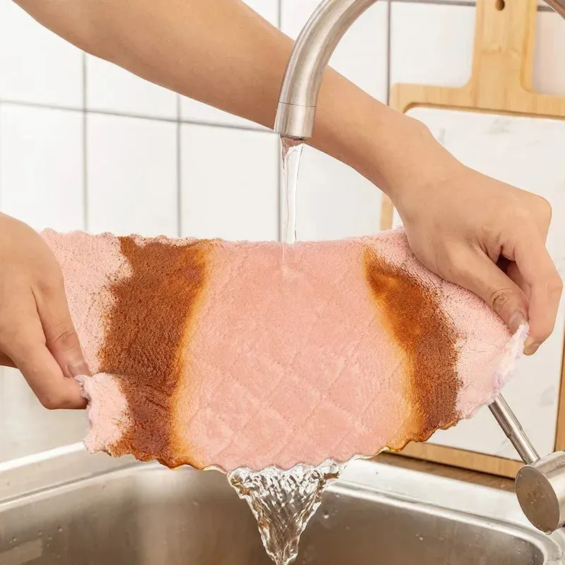 Microfiber Towels - Absorbent Kitchen Cleaning Cloth