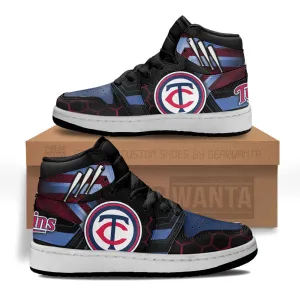 Minnesota Twins Kid J1s Sneakers Custom