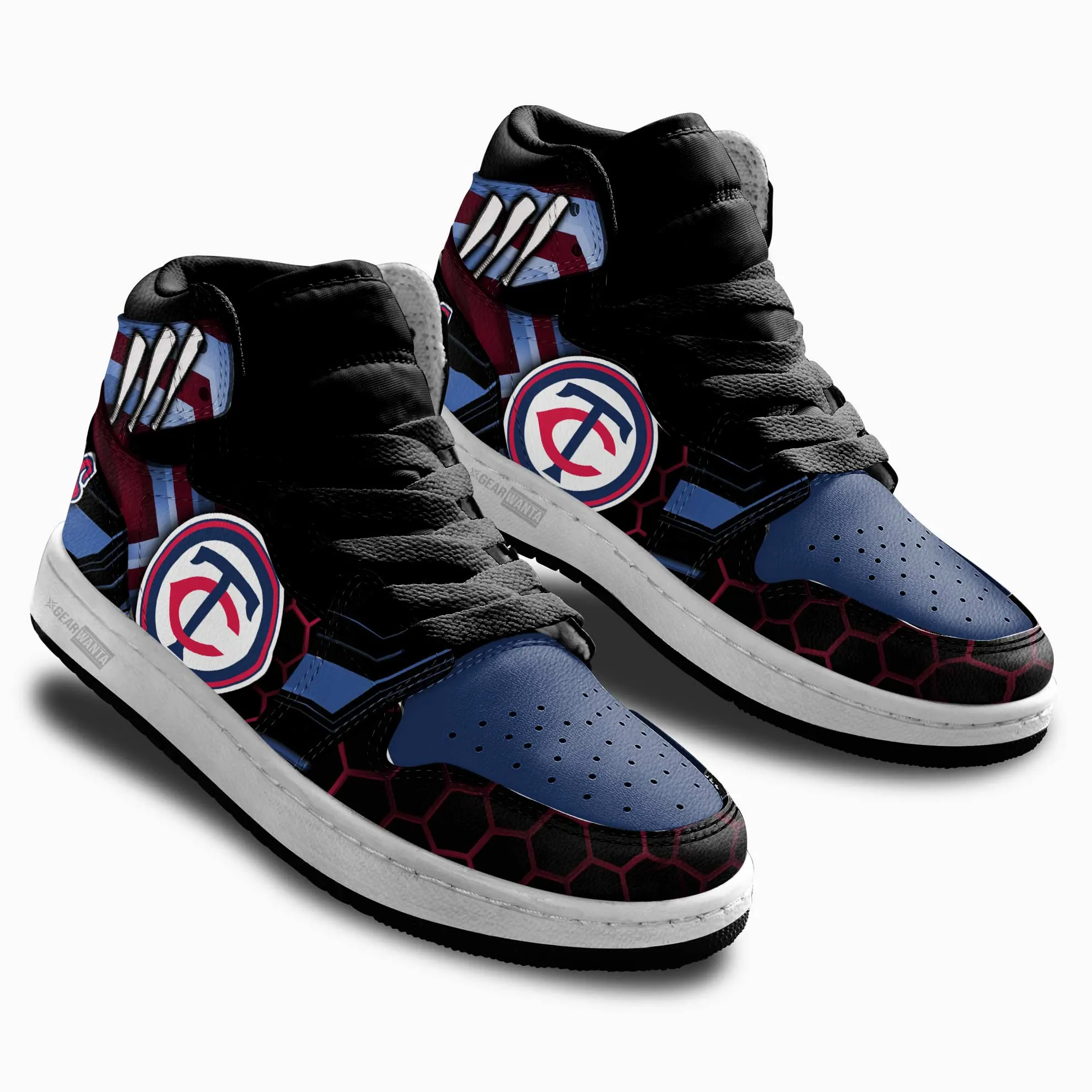 Minnesota Twins Kid J1s Sneakers Custom