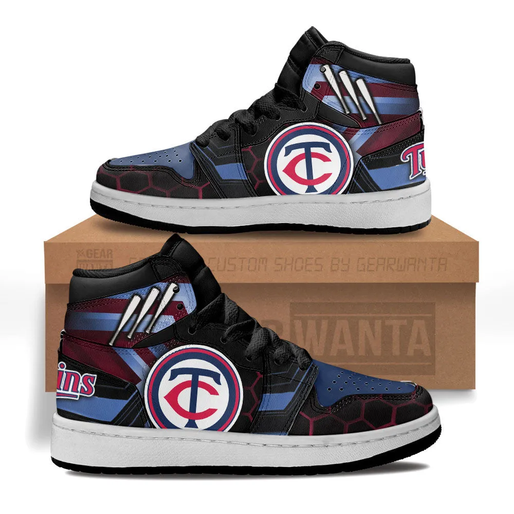 Minnesota Twins Kid J1s Sneakers Custom