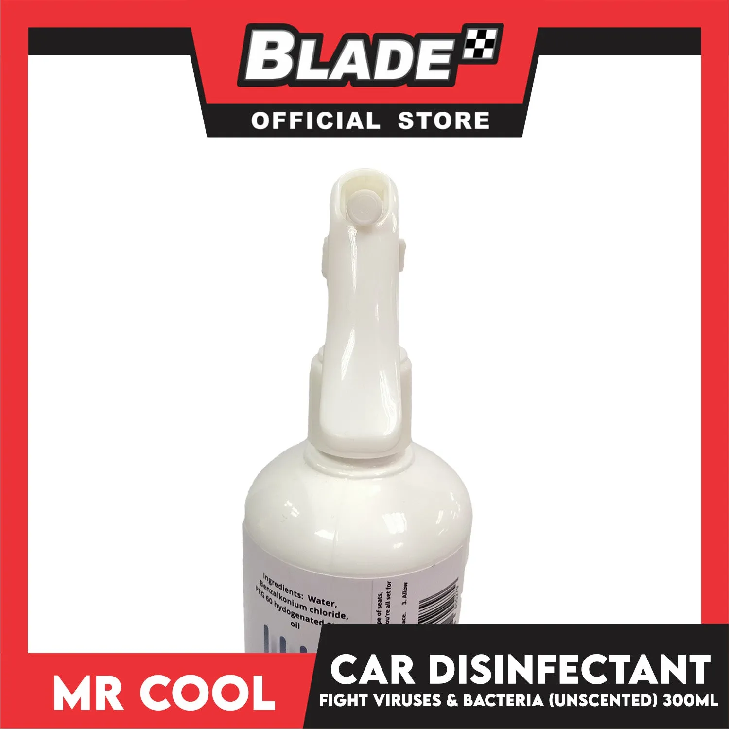 Mr. Cool Disinfectant for Cars 300ml (Unscented)