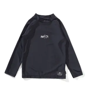 Munster Kids | LS Rash Top - Black