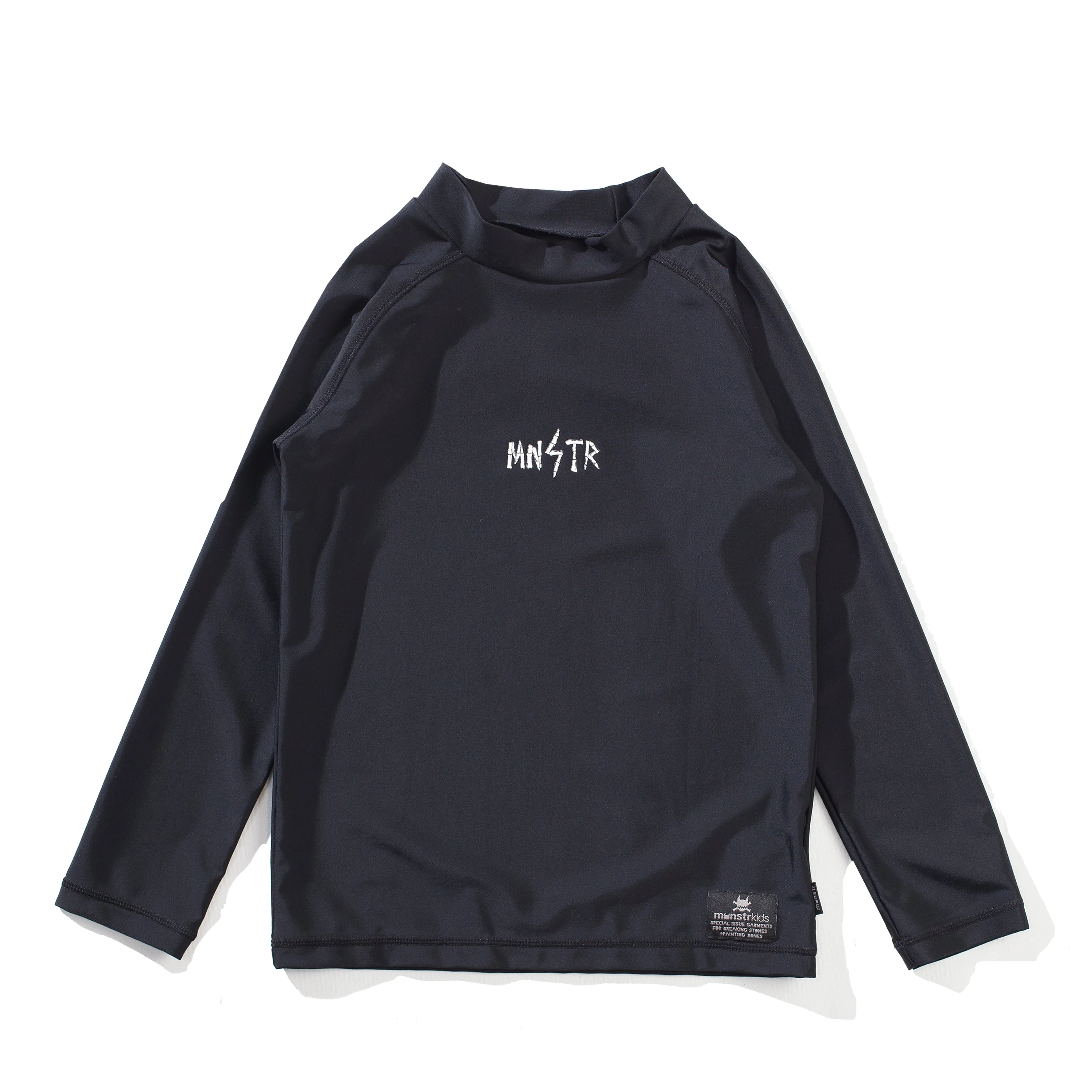 Munster Kids | LS Rash Top - Black