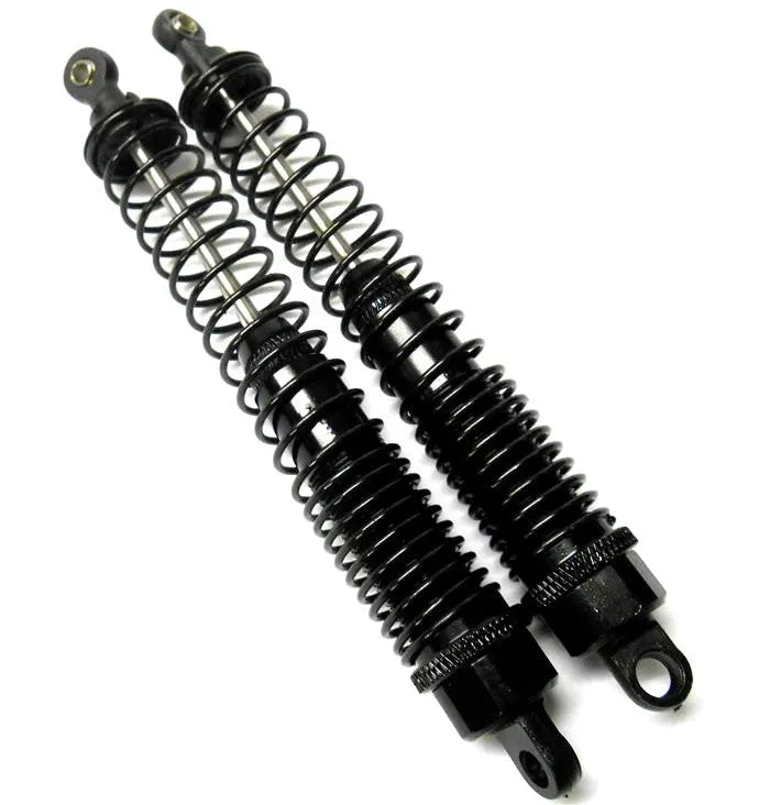 N180007BL 1/10 Scale Truck 2 Shock Absorber Alloy  HSP 120mm Long Black x 2