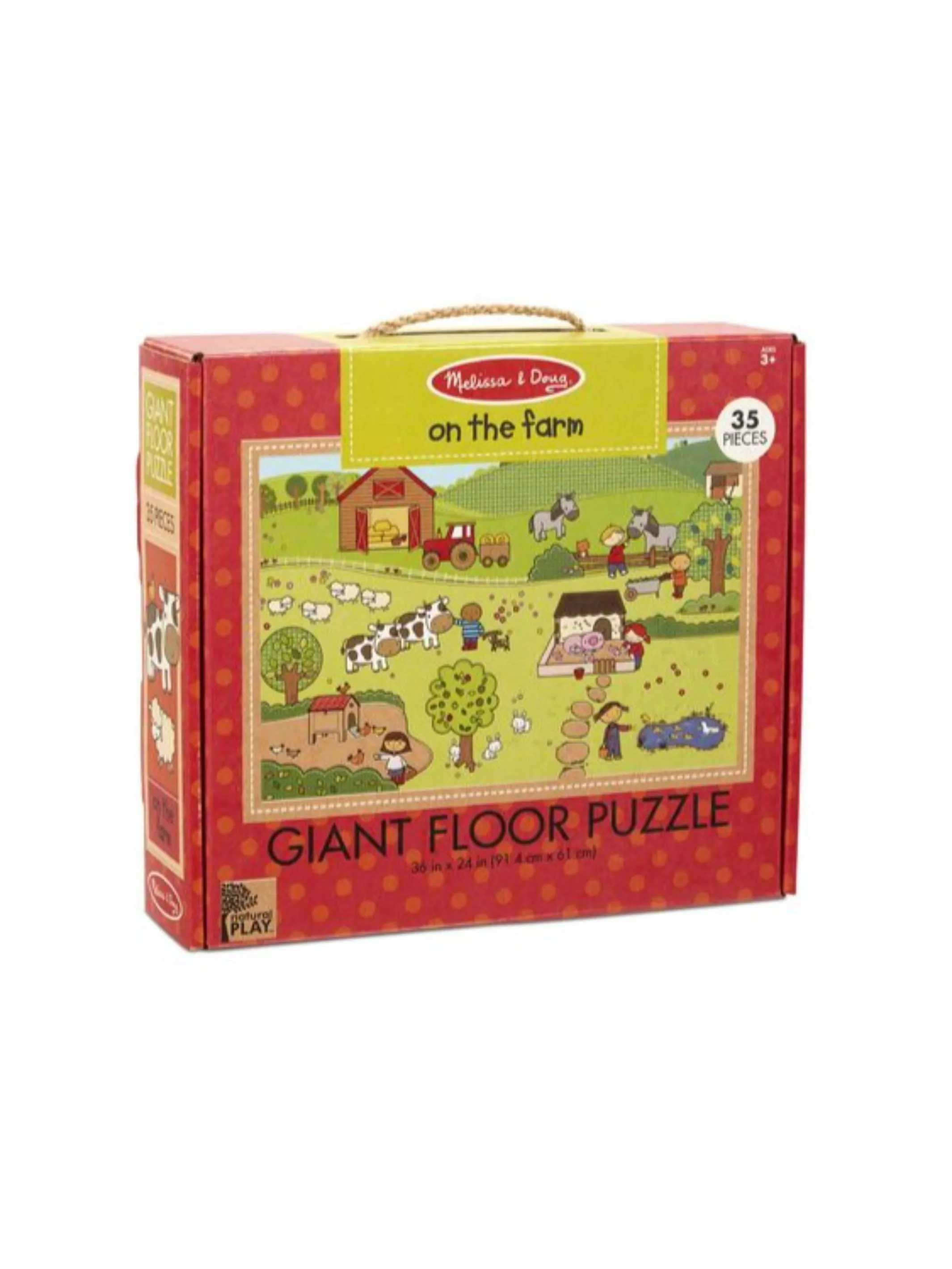 Natural Play Floor Puzzle: On the Farm