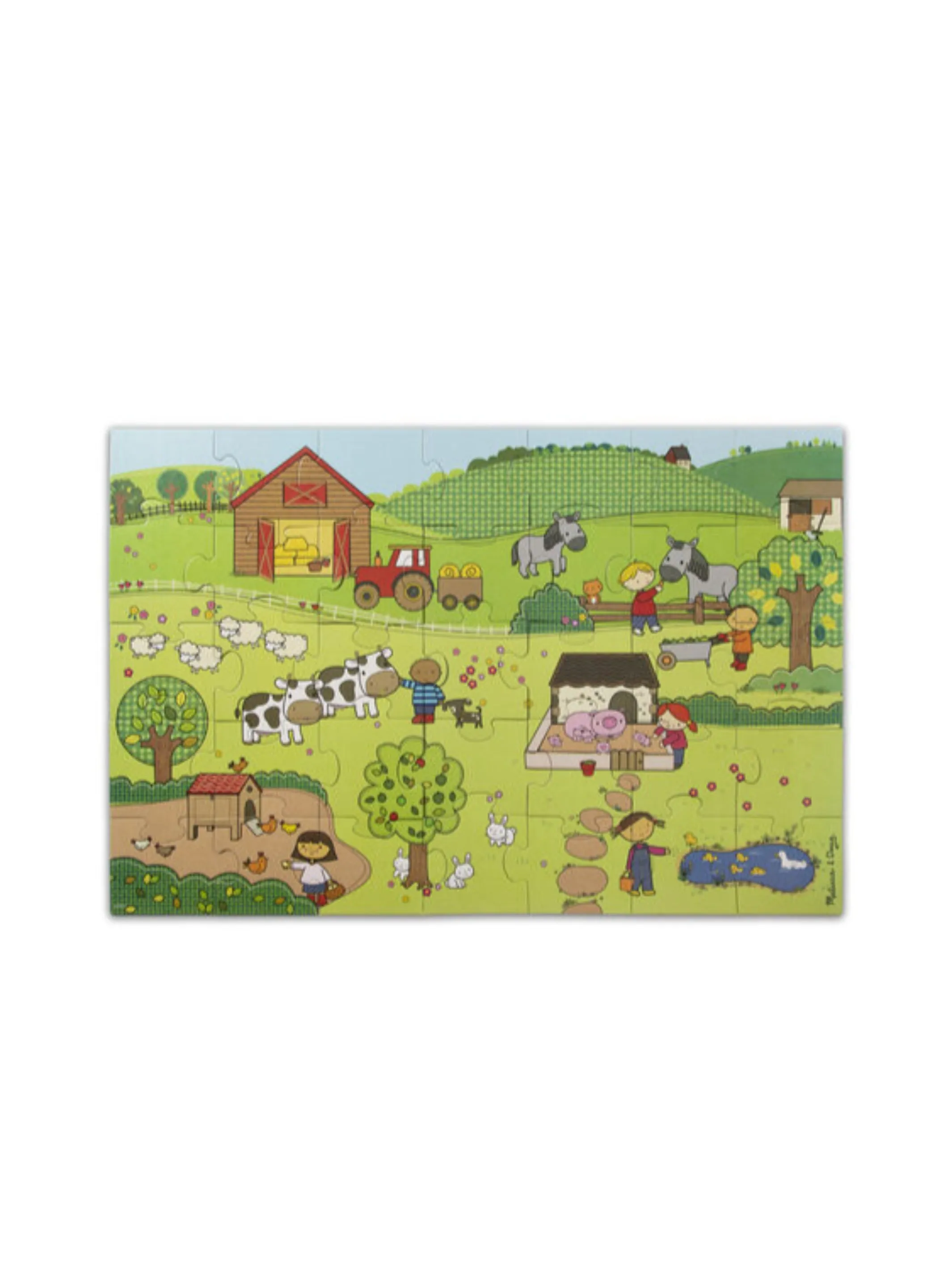 Natural Play Floor Puzzle: On the Farm
