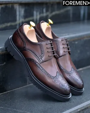 NERO | Cognac Chunky Brogues