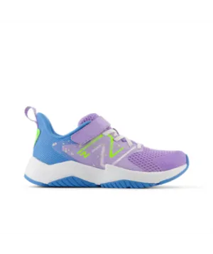 New Balance Kids Rave Run v2 Bungee Lace with Strap - Lilac Glo