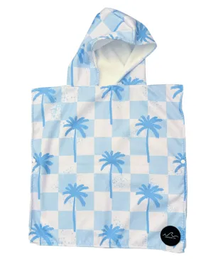 NEW! Blue Palms Hooded Towel