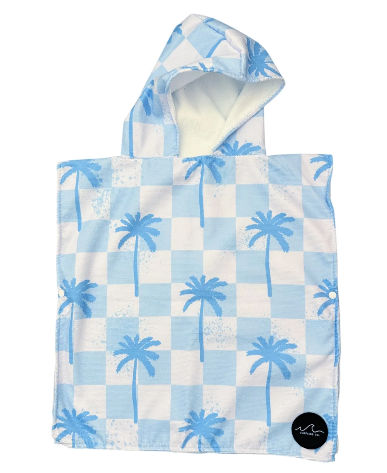 NEW! Blue Palms Hooded Towel