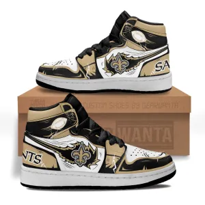 New Orleans Saints Kid J1s Sneakers Custom