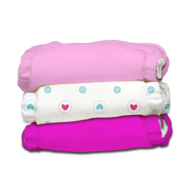Newborn Reusable Nappies - 3 Nappies and 3 Inserts