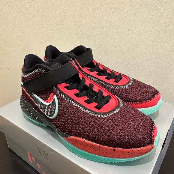 NIB Preschool Kid Nike LeBron 20 SE PS 'Night Maroon' FB8975-600