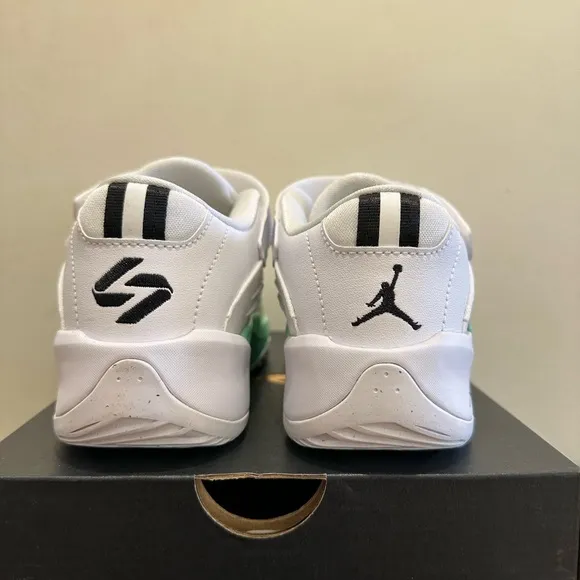 NIB PS Little Kid Jordan Luka 3  'Photo Finish' HQ5059 107 White/Black/Volt Glow