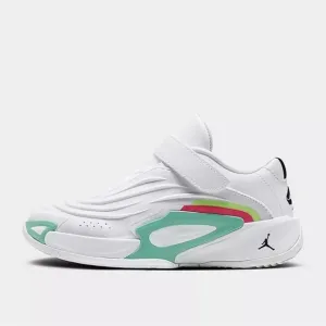 NIB PS Little Kid Jordan Luka 3  'Photo Finish' HQ5059 107 White/Black/Volt Glow