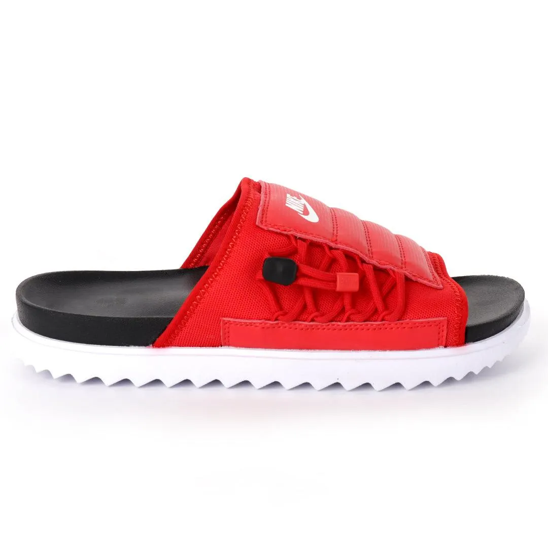 NK Asuna Red Slide With White Rubber Sole
