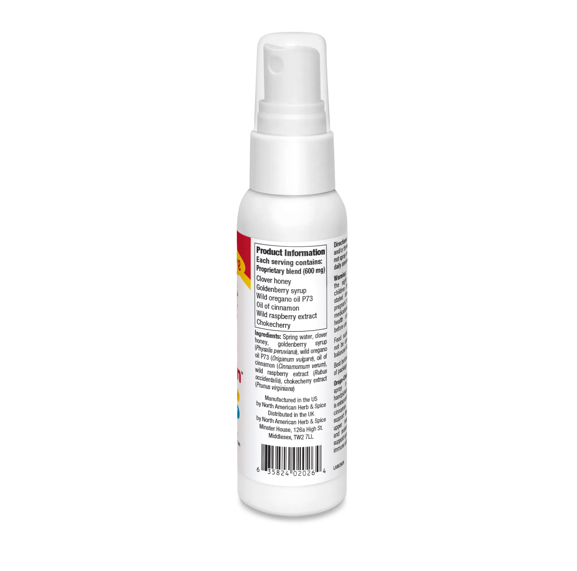 North American Herb & Spice Kid-e-Kare Orega-Cinn Spray 60ml