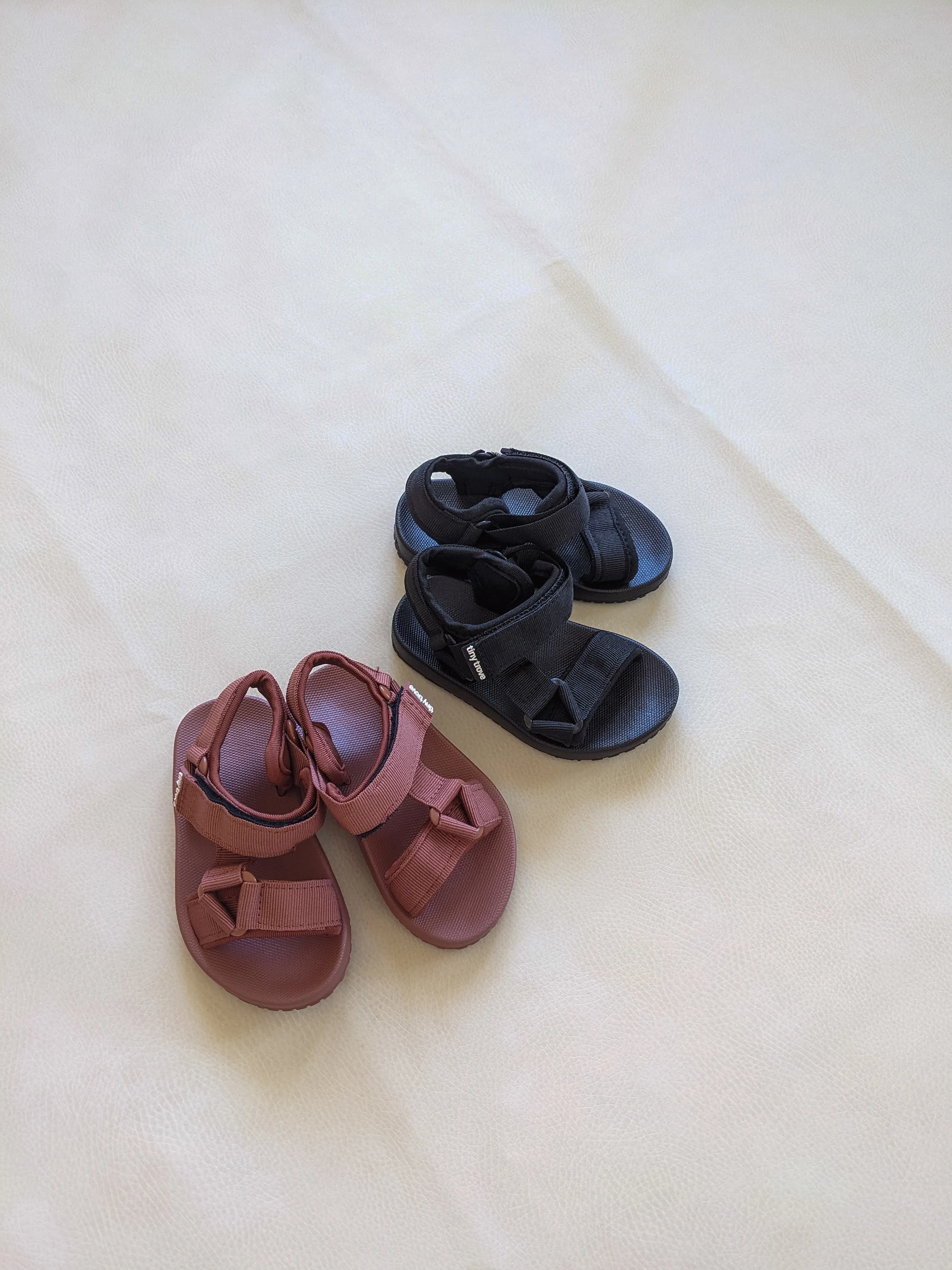 Olympia Velcro Sandals - Brick