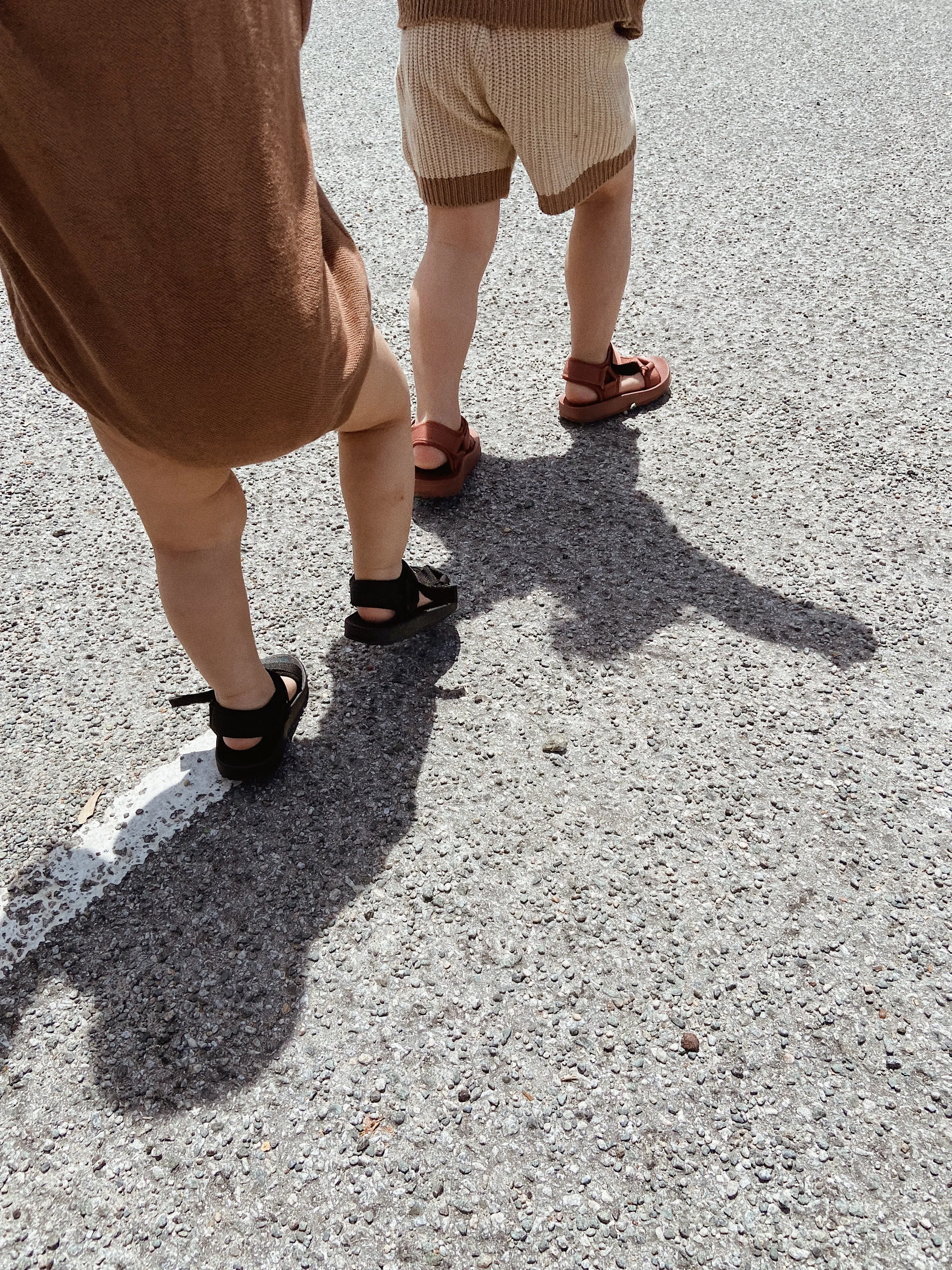 Olympia Velcro Sandals - Brick
