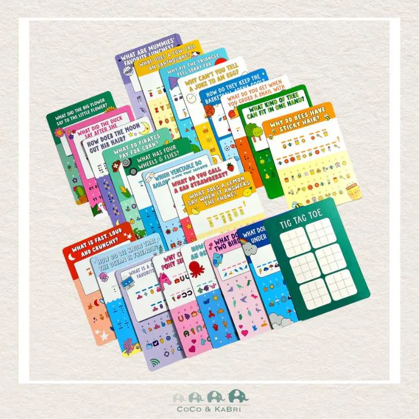 Ooly Joke Decoder Activity Cards - Set of 24