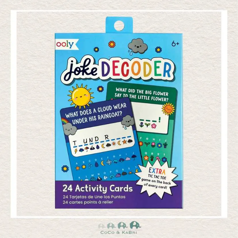 Ooly Joke Decoder Activity Cards - Set of 24