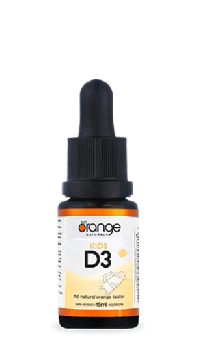 Orange Naturals Kids D3 Drops 400 IU (15 mL)