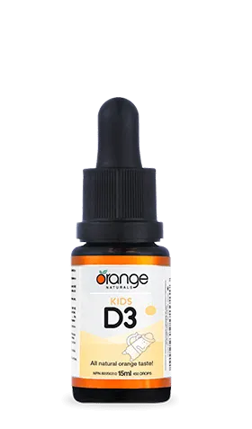 Orange Naturals Kids D3 Drops 400 IU (15 mL)