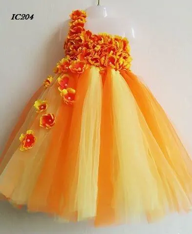 Orange Tutu Dresses For Girls