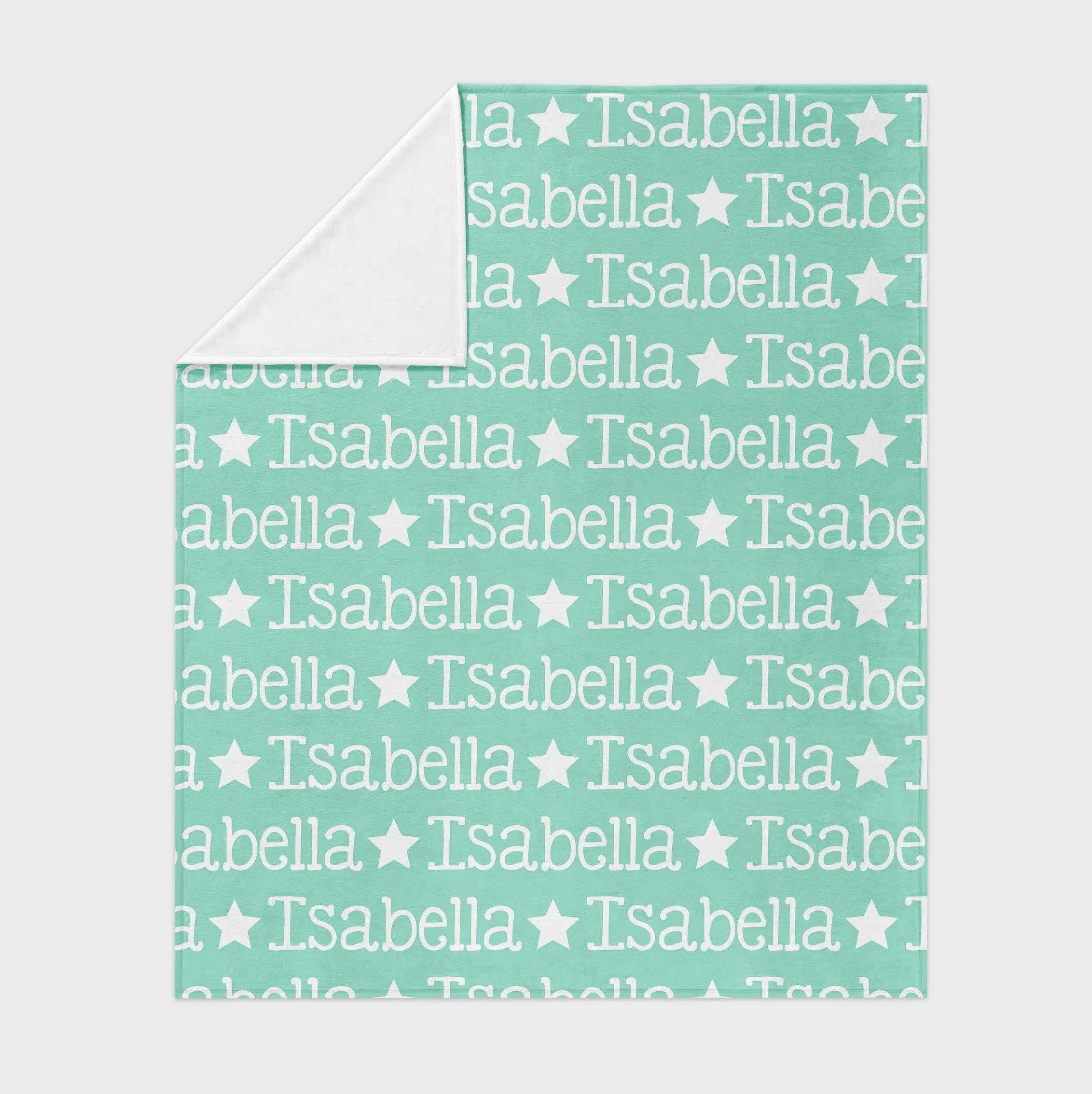 Personalized Kid/Teen Blanket - Name and Star